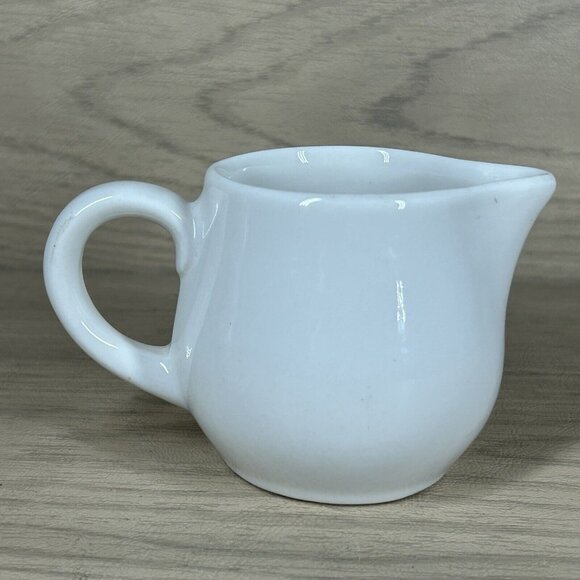 Vtg Syracuse China Miniature Individual Restaurant ware Creamer White Ceramic - Picture 3 of 5